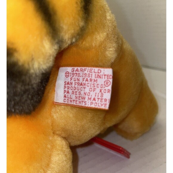 Vintage Dakin GARFIELD Plush 1981 Cat Skier Skiing Winter Stuffed Animal Toy - Picture 9 of 11